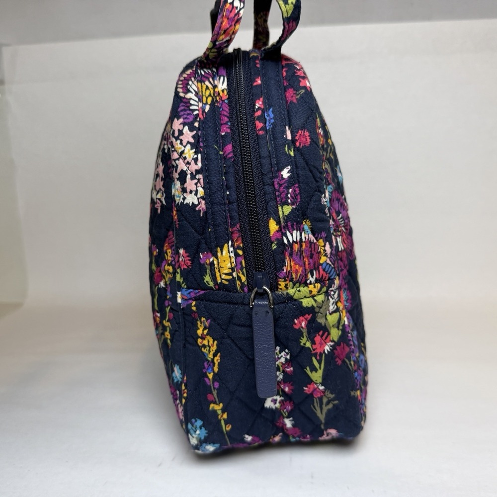 Vera Bradley Lunch Bunch Bag Insulated Lunchbox Midnight Wildflowers Floral - Picture 5 of 9